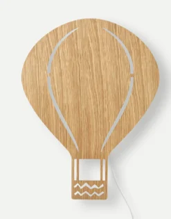 Barneromsbelysning>Ferm Living Luftballong vegglampe - eik
