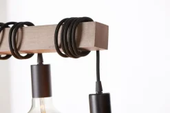 Kjøkkenbelysning Tak|Takpendler>Ms - belysning Luga 6 takpendel Natur / Svart