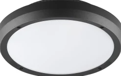 Utelamper Til Kystområder|Taklamper Ute>NorDesign Luno taklampe 30 cm utendørs IP65 13W 3000K IK6 - grå Grafitt