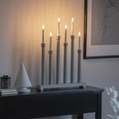 Adventsstaker>Konstsmide Lysestake 6 lys