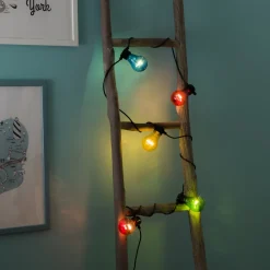 Julebelysning På Batteri|Lysslynger>Konstsmide Lysslynge 5 lys, batteri og timer - farget Fler