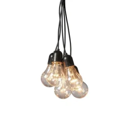 Lysslynger|Lysslynger>Konstsmide Lysslynge 20 lys nedhengt - Amber