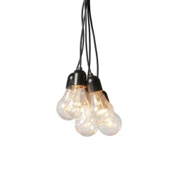 Lysslynger|Lysslynger>Konstsmide Lysslynge 10 lys, nedhengt - Amber