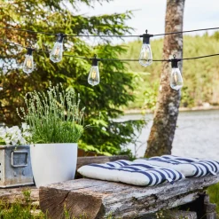 Garden 24 System>Marksløjd Lysslynge 10 lys stor - Garden 24 - Svart