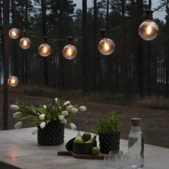 Lysslynger|Lysslynger>Konstsmide Lysslynge 10 lys utskiftbar - Amber