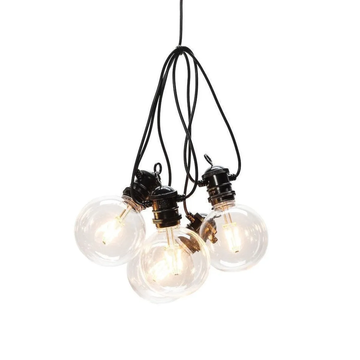 Lysslynger|Lysslynger>Konstsmide Lysslynge 10 lys utskiftbar - Amber