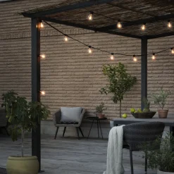 Lysslynger|Lysslynger>Konstsmide Lysslynge 10 lys utskiftbar - Amber