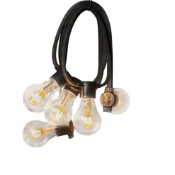 Lysslynger|Lysslynger>Konstsmide Lysslynge 10 lys utskiftbar - Amber