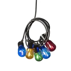 Lysslynger|Lysslynger>Konstsmide Lysslynge 20 mini lys - Flerfarget