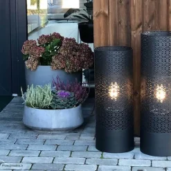 Lykter|Gulvlamper Ute>By Rydens Maison 67 gulvlampe Svart