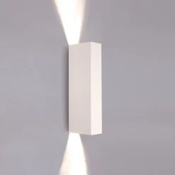 Vegglamper Med Opp/Ned Lys>Nowodvorski Malmø vegglampe opp/ned lys - Hvit