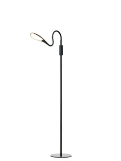 Leselamper Gulv>Nielsen Light Mamba gulvlampe 5,5W 3000K 3 step dim - Svart
