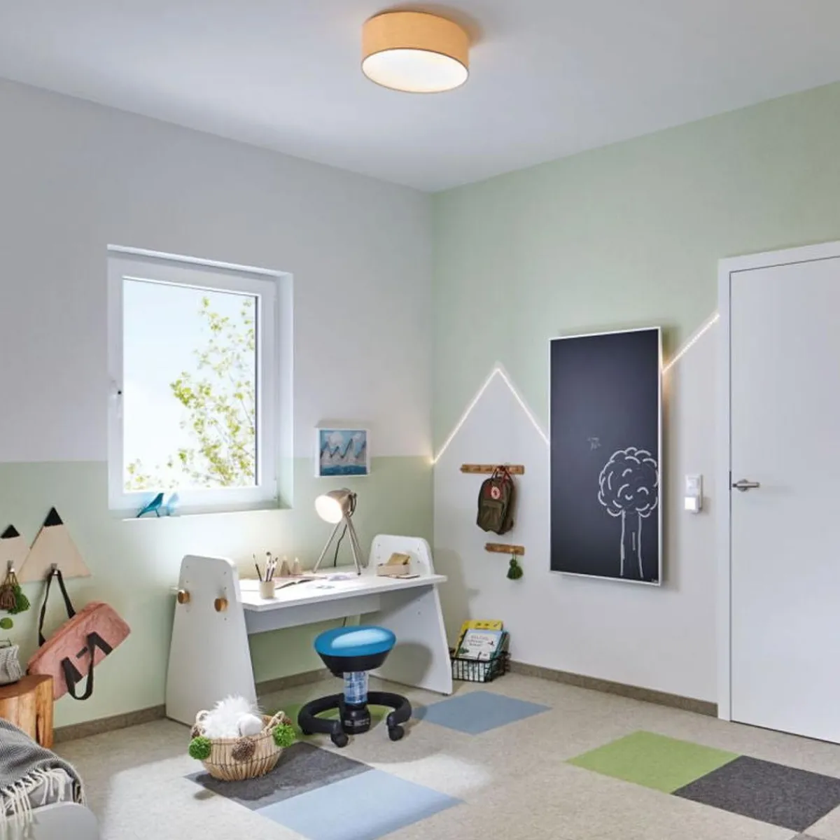 Kjøkkenbelysning Tak|Taklamper / Takplafonder>Paulmann Mari taklampe 38 cm Beige