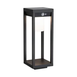 Solcellebelysning|Pullert>Paulmann Marisol pullert utendørs 5,5W 3000 Kelvin m/bevegelses sensor - Solcelle Svart