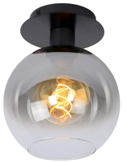 Kjøkkenbelysning Tak|Taklamper / Takplafonder>Lucide Marius taklampe - røykfarget/Svart Svart / Røyk