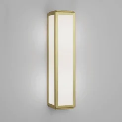 Baderomsbelysning Vegg>Astro Lighting Mashiko 300 Classic vegglampe IP44 - farget Matt gull