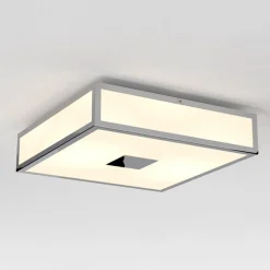 Baderomsbelysning Tak|Kjøkkenbelysning Tak>Astro Lighting Mashiko 300 Square taklampe IP44 - Polert Krom