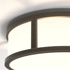 Kjøkkenbelysning Tak|Baderomsbelysning Tak>Astro Lighting Mashiko Round 230 taklampe IP44 - Bronsefarget