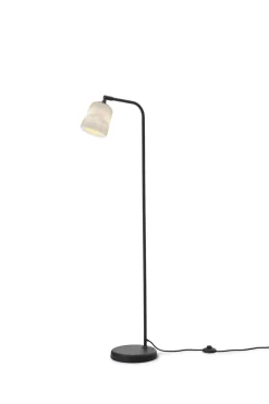 Leselamper Gulv>New Works Material Gulvlampe - Transparent Marmor Hvit