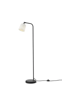 Leselamper Gulv>New Works Material Gulvlampe - Opal Glass Hvit
