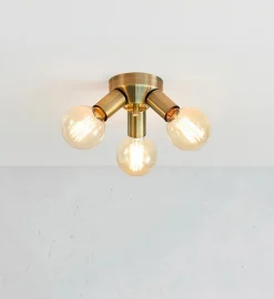 Kjøkkenbelysning Tak|Taklamper / Takplafonder>Marksløjd Mazzo taklampe 3-lys - Antikk farget - Messing