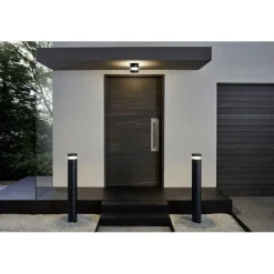 Utelamper - Veggskjold / Plafond>Eglo Melzo vegg/tak utendørs Led 11W IP44 - Svart