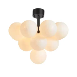 Kjøkkenbelysning Tak|Taklamper / Takplafonder>Marksløjd Merlot taklampe - Svart/Hvit - Svart / Hvit