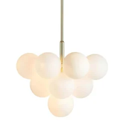 Kjøkkenbelysning Tak|Takpendler>Marksløjd Merlot takpendel - messing/hvit - Messing / Hvit