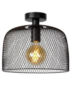 Kjøkkenbelysning Tak|Taklamper / Takplafonder>Lucide Mesh taklampe 29,5 cm - Svart