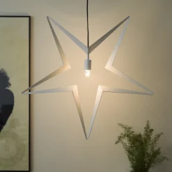 Adventsstjerner>Konstsmide Metallstjerne 45 cm - Hvit