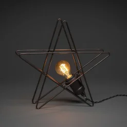 Adventsstjerner>Konstsmide Metallstjerne 36 cm - Svart