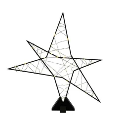 Juledekorasjon>Konstsmide Metalstjerne på fot 43 cm Svart