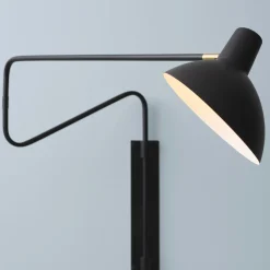 Interiørlamper|Leselamper>Halo Designs Metropole Deluxe vegglampe medium - Svart