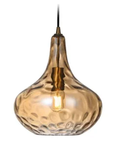 Kjøkkenbelysning Tak|Takpendler>Design by Grönlund Meukow takpendel - Messing/Amberfarget glass Messing / Amber