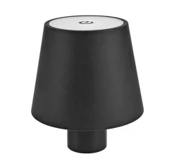 Oppladbare Bordlamper>NorDesign Mida bordlampe 3W IP20 Oppladbar - Kan montere på flaske Svart