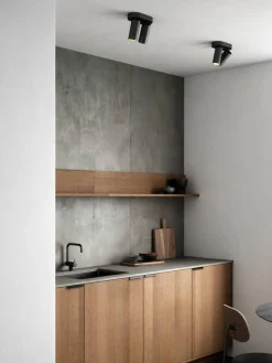 Kjøkkenbelysning Tak|Spotter & Skinner>DFTP Mimi dobbel spot - Svart