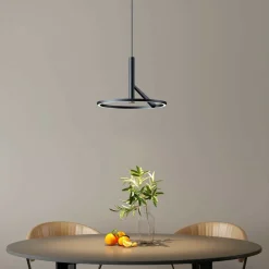 Kjøkkenbelysning Tak|Takpendler>NorDesign Mind 330 takpendel 12,6W 2700 Kelvin RA90 dimbar - Svart