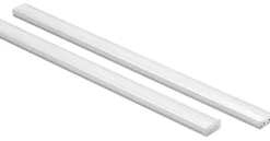 Kjøkkenbelysning Benk|Kjøkkenbelysning Minilink>NorDesign MiniLink 15 cm 2,5W 3000K - Sølv/Frostet - 1 stk Grå