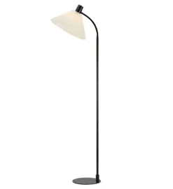 Interiørlamper Gulv|Leselamper Gulv>Marksløjd Mira gulvlampe 145 cm - Svart/Offwhite - Svart / Hvit