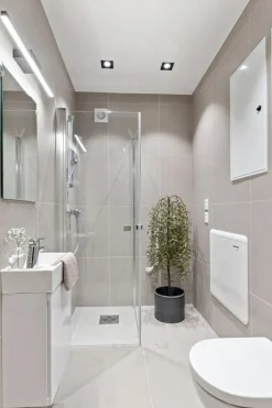 Belysning Over Speilet På Badet|Baderomsbelysning Vegg>NorDesign Misty Duo 60 LED baderomslampe, Svart