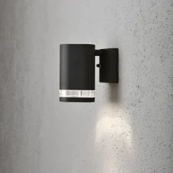 Lightup-Pris|Utelamper Med Opp/Ned Lys>Konstsmide Modena vegglampe I ned - Svart