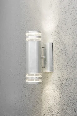 Utelamper Med Opp/Ned Lys>Konstsmide Modena vegglampe II opp/ned - Galvanisert