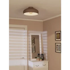 Kjøkkenbelysning Tak|Taklamper / Takplafonder>Eglo Mogano takplafond 40 cm E27 - Mokka