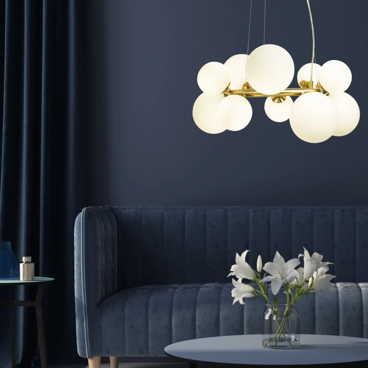 Kjøkkenbelysning Tak|Takpendler>Aneta Lighting Molekyl takpendel rund