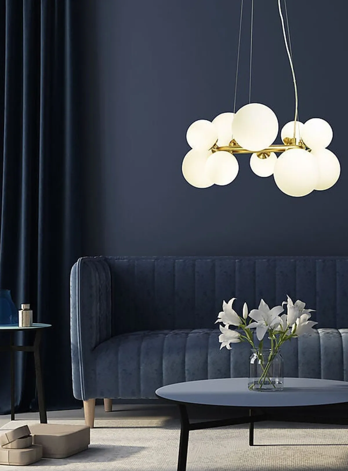 Kjøkkenbelysning Tak|Takpendler>Aneta Lighting Molekyl takpendel rund