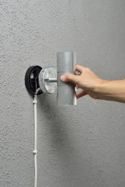 Tilbehør Lamper>Konstsmide Monteringsdistanse - Svart