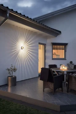 Utelamper - Veggskjold / Plafond>Konstsmide Monza vegglampe utendørs IP54 3W - farget Messing