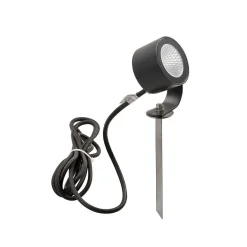 Lightup-Pris|Spot På Spyd>Norlys Moss 6165 spotlight spyd IP65 4W m/ledning Grafitt