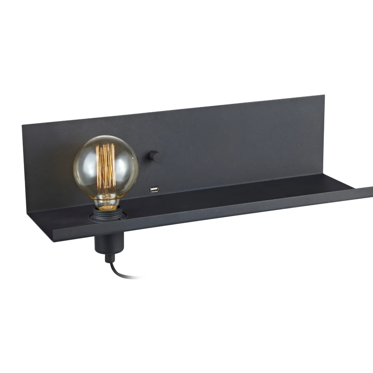 Vegglamper Med Usb>Marksløjd Multi vegglampe - - Svart