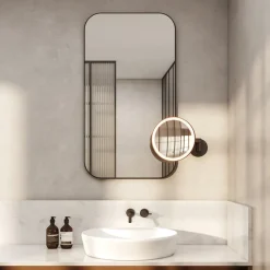 Sminkespeil Med Lys>Astro Lighting Nagoya sminkespeil m/sensor IP44